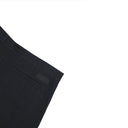 Black Cotton Bermuda Shorts