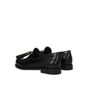 Black Calfskin Slip-On Loafers