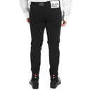 Black Cotton Skinny Jeans