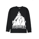 Black Cotton Sweatshirt