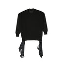 Black Cotton Sweatshirt