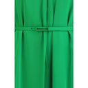 Bicolor Silk Long Dress