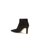 Brown Lamb Leather Ankle Boots