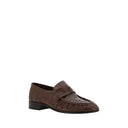 Brown Calf Leather Bos Taurus Slip-On Loafers