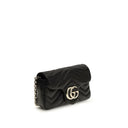 Black Lamb Leather Shoulder Bag