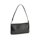 Black Cowhide Shoulder Bag