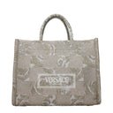 Beige Fabric Handbag