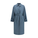 Light Blue Cotton Coat
