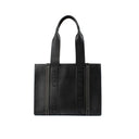 Black Leather Tote Bag