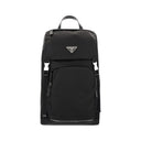 Black Recycled Polyamide Backpack