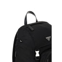 Black Recycled Polyamide Backpack