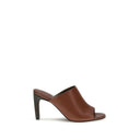Brown Calf Leather Bos Taurus High Heel Pumps