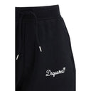 Black Cotton Bermuda Shorts