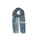 Blue Wool Scarf