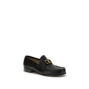 Black Calf Leather Bos Taurus Slip-On Loafers