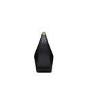 Black Calfskin Shoulder Bag
