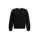 Black Cotton Sweatshirt