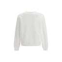 White Cotton Sweatshirt