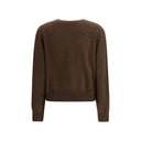Brown Fleece Wool Sweatshirt