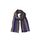 Blue Wool Scarf
