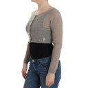 Beige Alpaca Leather Cardigan