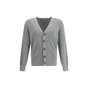 Gray Cotton Cardigan
