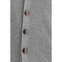 Gray Cotton Cardigan