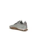 Gray Recycled Polyamide Athletic Sneakers