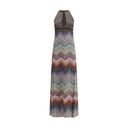 Multicolor Viscose Long Dress