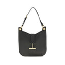 Black Calf Leather Bos Taurus Shoulder Bag