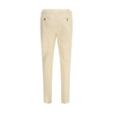 Cream Cotton Pants