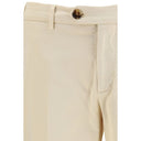 Cream Cotton Pants