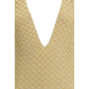 Gold Other Fibres One-Piece Swimsuit