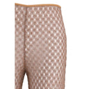 Brown Viscose Flared Pants