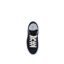Blue Calf Leather Bos Taurus Low Top Sneakers