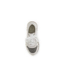 Gray Calf Leather Bos Taurus Athletic Sneakers