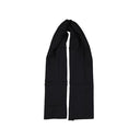 Black Virgin Wool Scarf