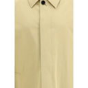 Beige Cotton Trench Coat