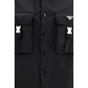 Black Recycled Polyamide Jackets And Coat