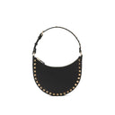 Black Calfskin Shoulder Bag