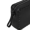 Black Calfskin Shoulder Bag
