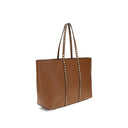 Brown Calfskin Tote Bag