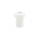 White Elastane T-Shirt