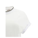 White Elastane T-Shirt