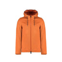 Orange Cashmere Full-Length Jacket