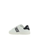 White Rubber Low Top Sneakers