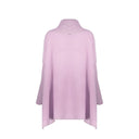 Purple Virgin Wool Poncho