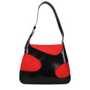 Black Fabric Shoulder Bag