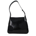 Black Fabric Shoulder Bag