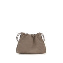 Beige Calf Leather Bos Taurus Shoulder Bag